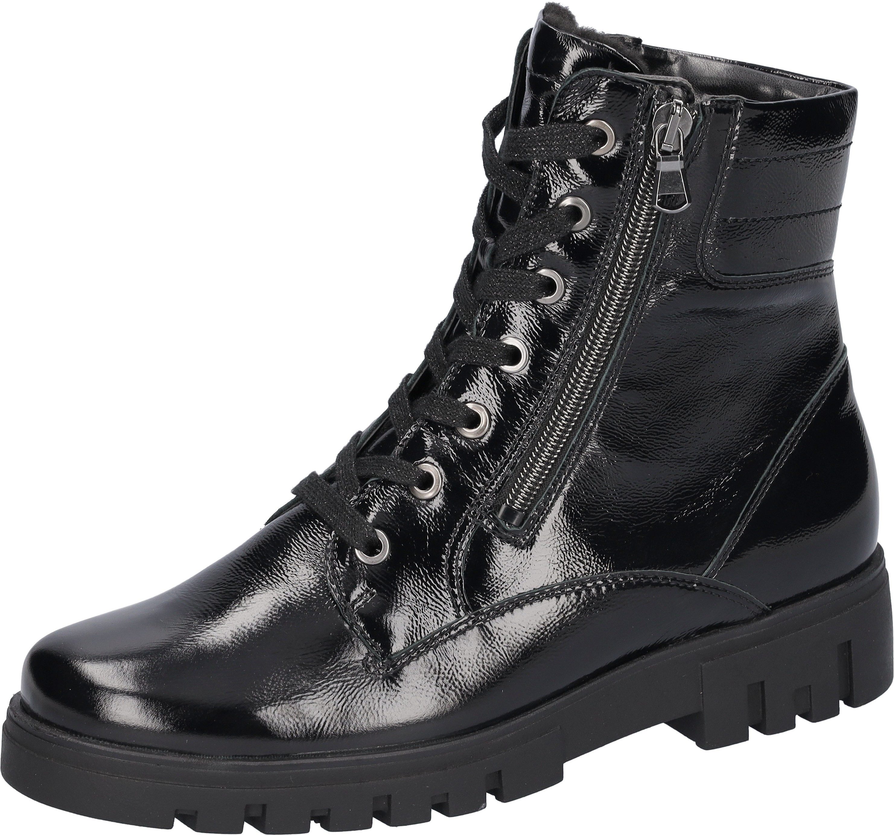 Waldläufer H-SERENA Schnürstiefelette, Schnürboots, Lackstiefelette, in Beq günstig online kaufen