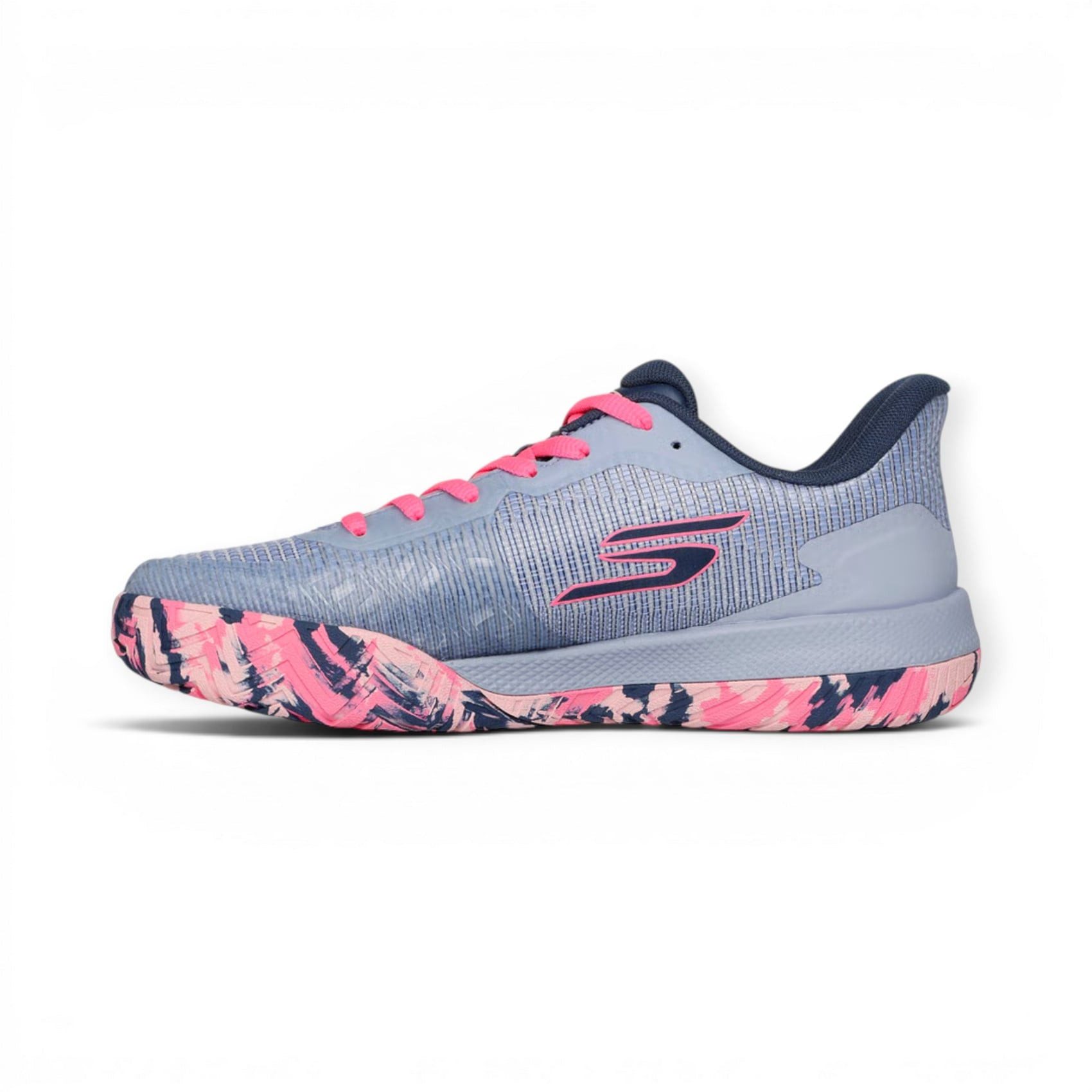 Skechers Tennisschuhe Viper Court Pro 2.0 Allcourt violett/grau/pink Damen Padelschuh