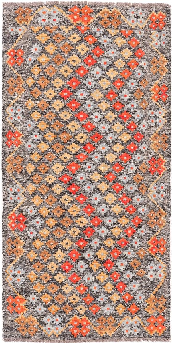 mm Nain rechteckig, Trading, Kelim Handgewebter 3 Orientteppich Afghan Heritage Orientteppich, Höhe: 99x199 Moderner