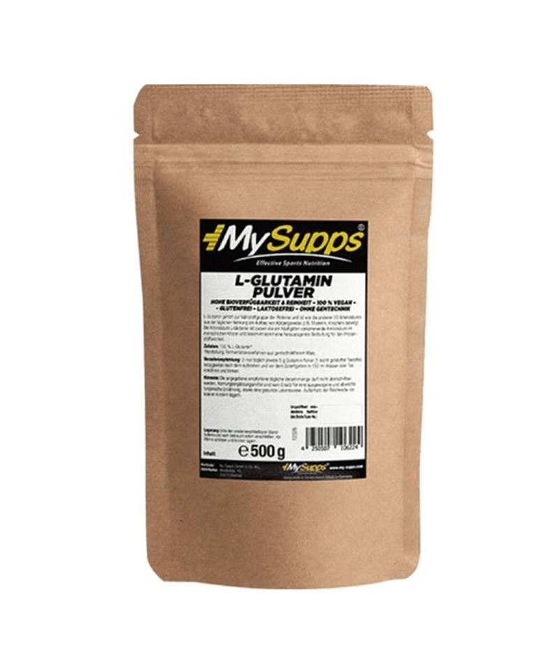 MySupps Glutamine 500g Pulver, 500 g, Pulver