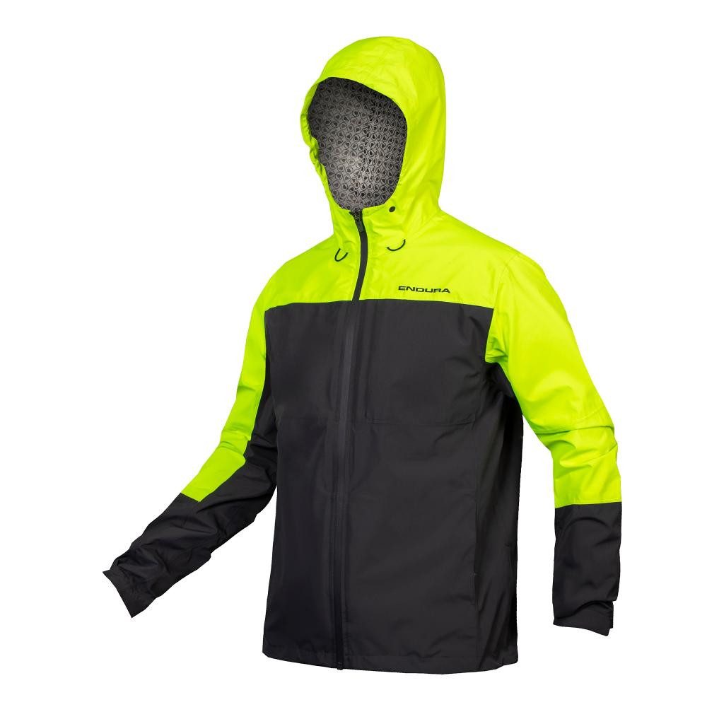 Endura Fahrradjacke Endura Hummvee 3-in-1 Wasserdichte Jacke Neon-Gelb Gr. S
