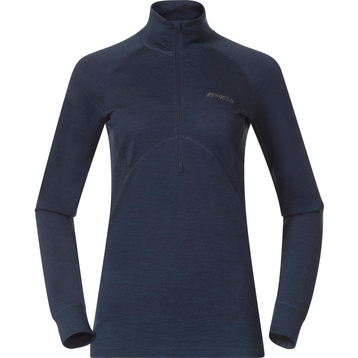 Bergans Layershirt Inner:pure Merino Half Zip Women Ein funktioneller Baselayer aus 100% Merinowolle für optimalen