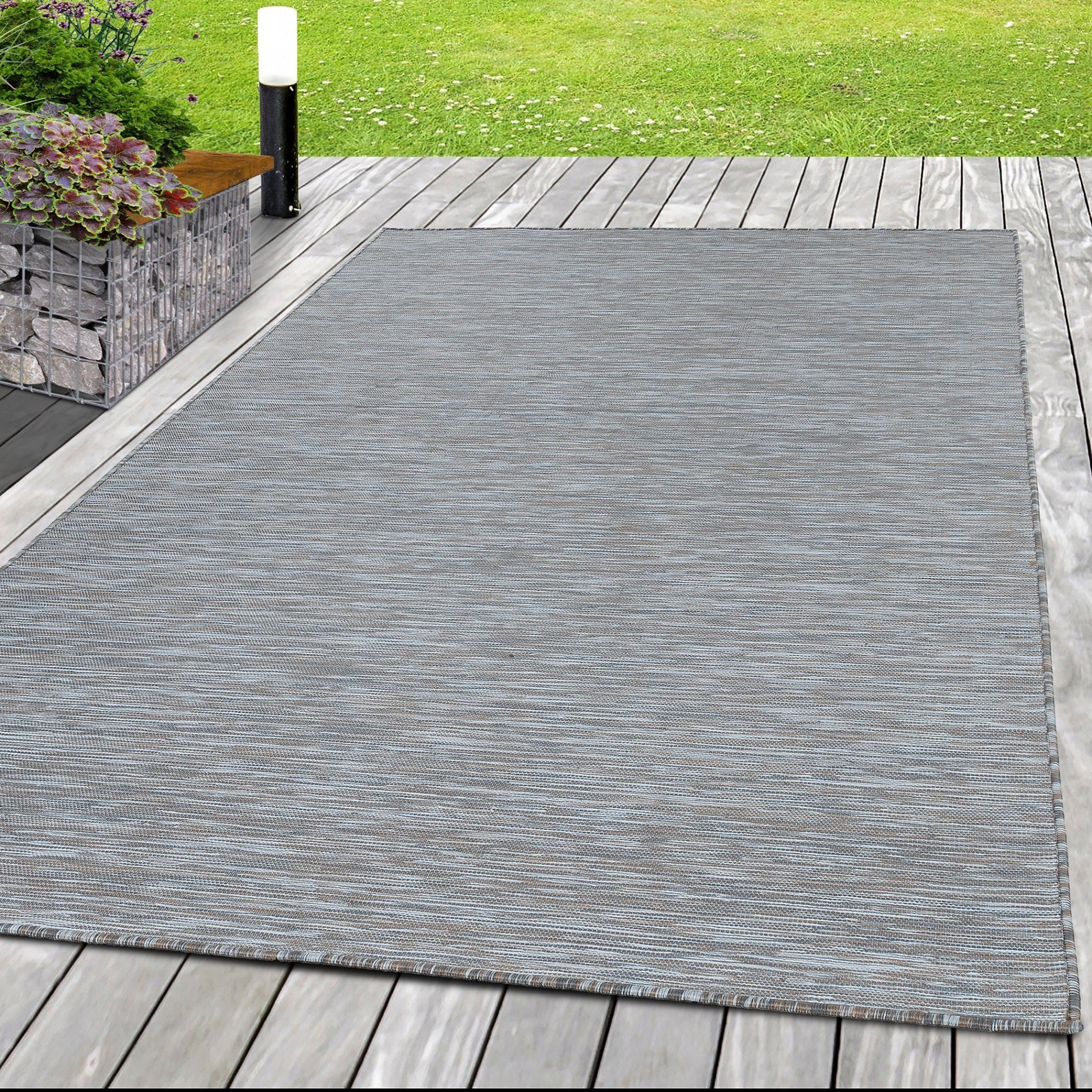 SIMPEX24 Outdoorteppich Unicolor - Einfarbig, Läufer, günstig online kaufen