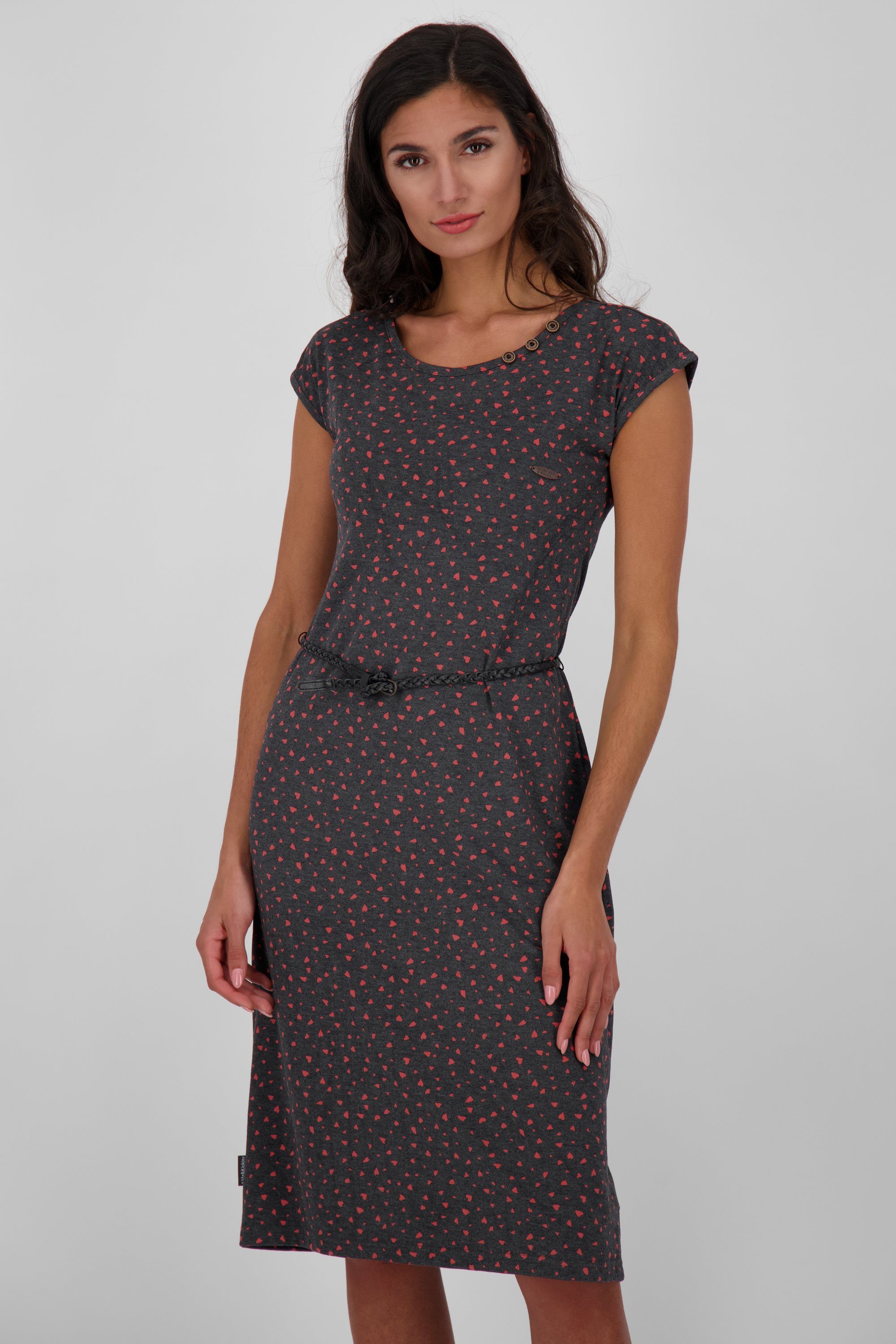 & Kleid Dress Alife Kickin Damen Sommerkleid, Jerseykleid moonless MelliAK