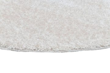 Hochflor-Teppich Malin, Home affaire, rund, Höhe: 43 mm, Uni-Farben, leicht glänzend, besonders flauschig durch Mikrofaser