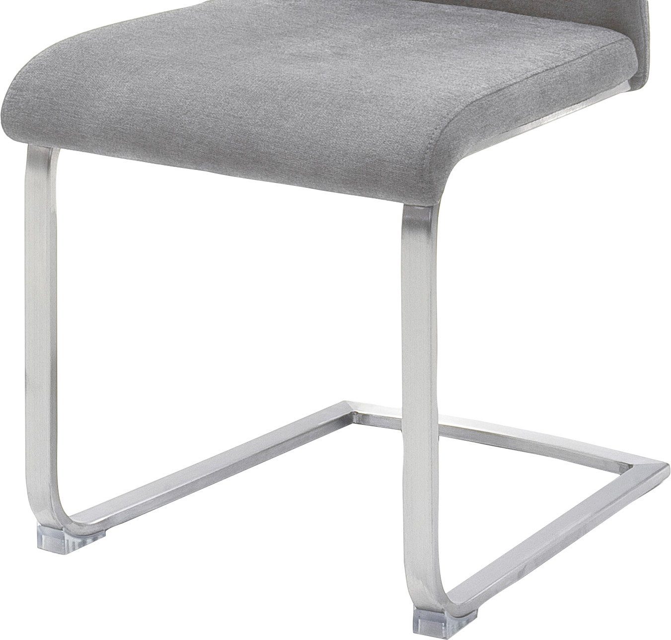 MCA furniture Freischwinger 2 St), belastbar Stuhl Ferrera bis (Set, | Grau Kg Grau 140