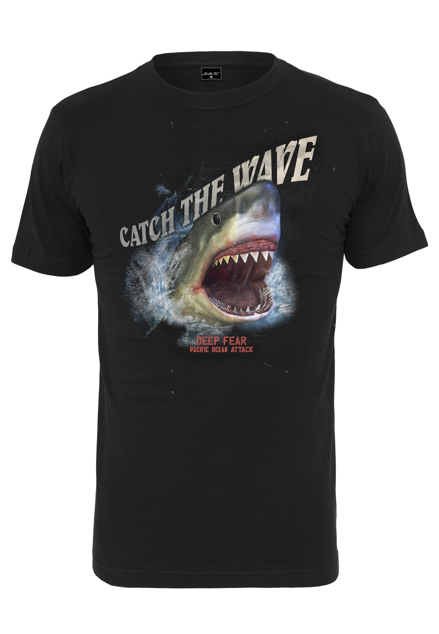 MisterTee Kurzarmshirt Accessoires Catch the Wave Tee (1-tlg)