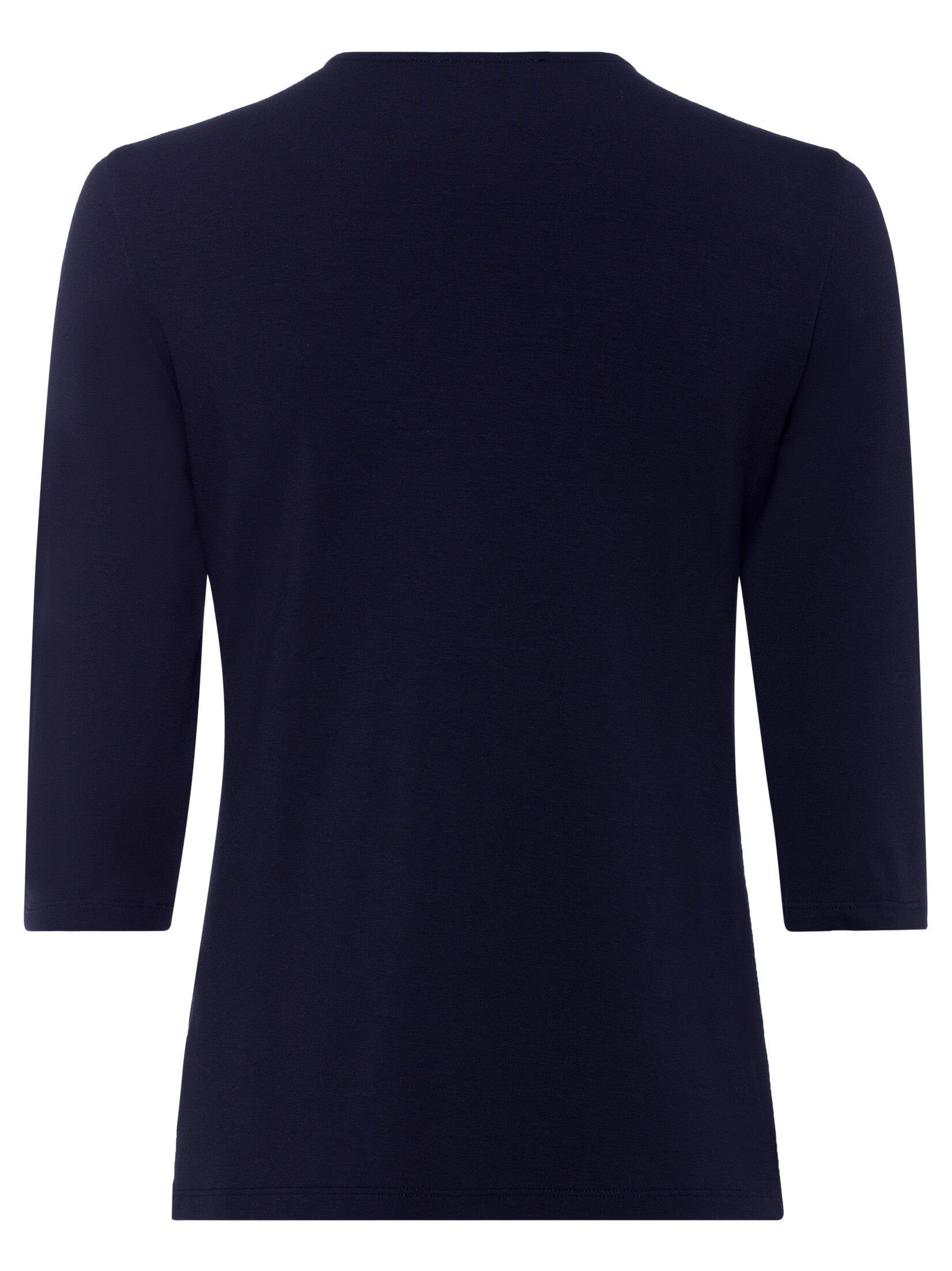 Olsen V-Shirt im Navy Uni-Look Power