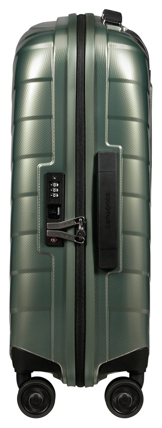 Samsonite Hartschalen-Trolley ATTRIX, verschiedene Größen und Farben, 4 Rollen, aus Polypropylen, mit Bodenfach, Reißverschlussfach und Tasche