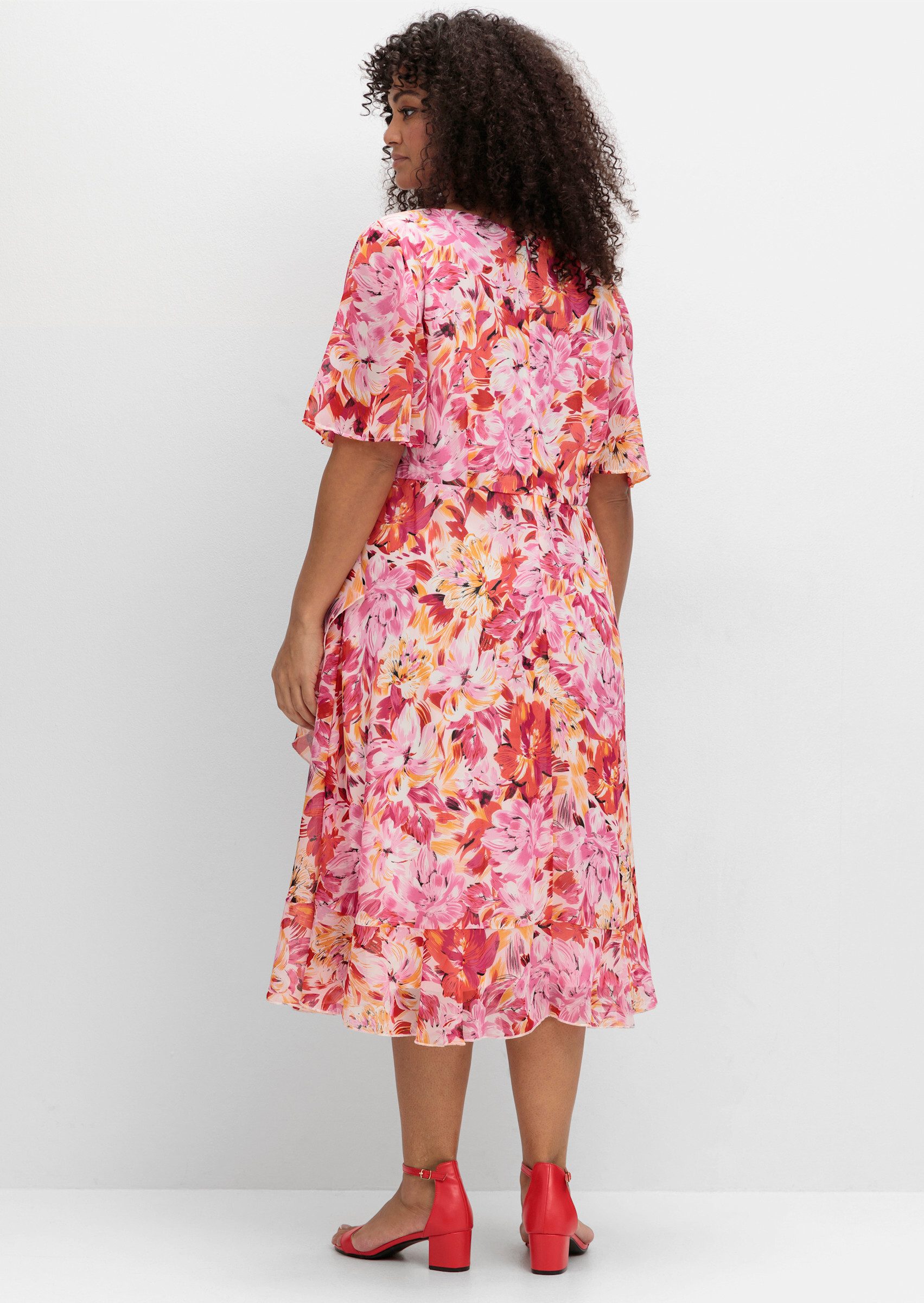 sheego by Joe Browns Etuikleid Chiffonkleid günstig online kaufen