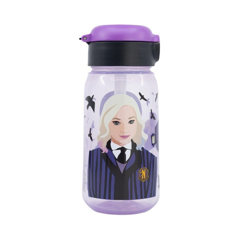 Stor Trinkflasche Wednesday Nevermore Academy Plastikflasche 510 ml