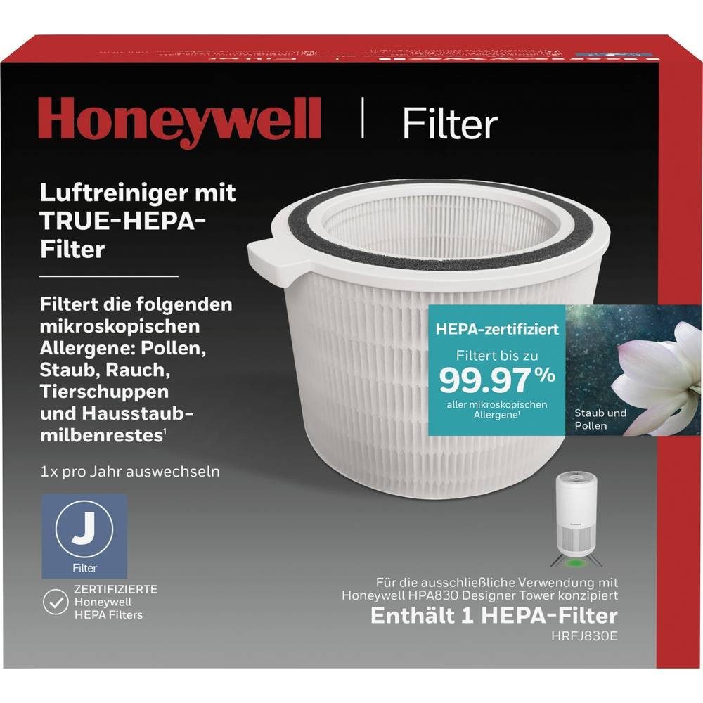 Honeywell Luftreiniger Hepa-Filter für HPA830WE4 HRFJ830E