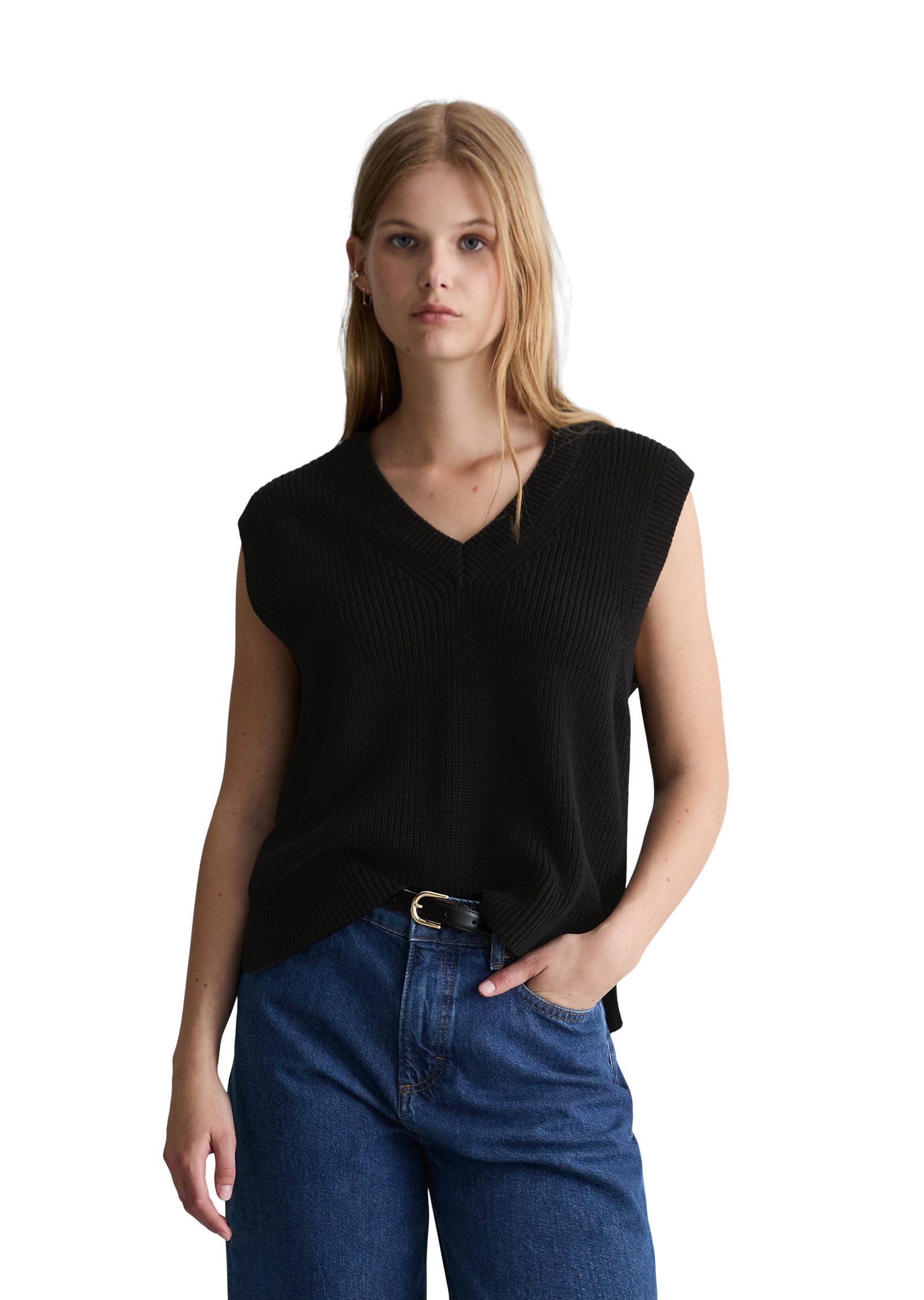 Marc O'Polo DENIM Strickpullover aus reiner Bio-Baumwolle