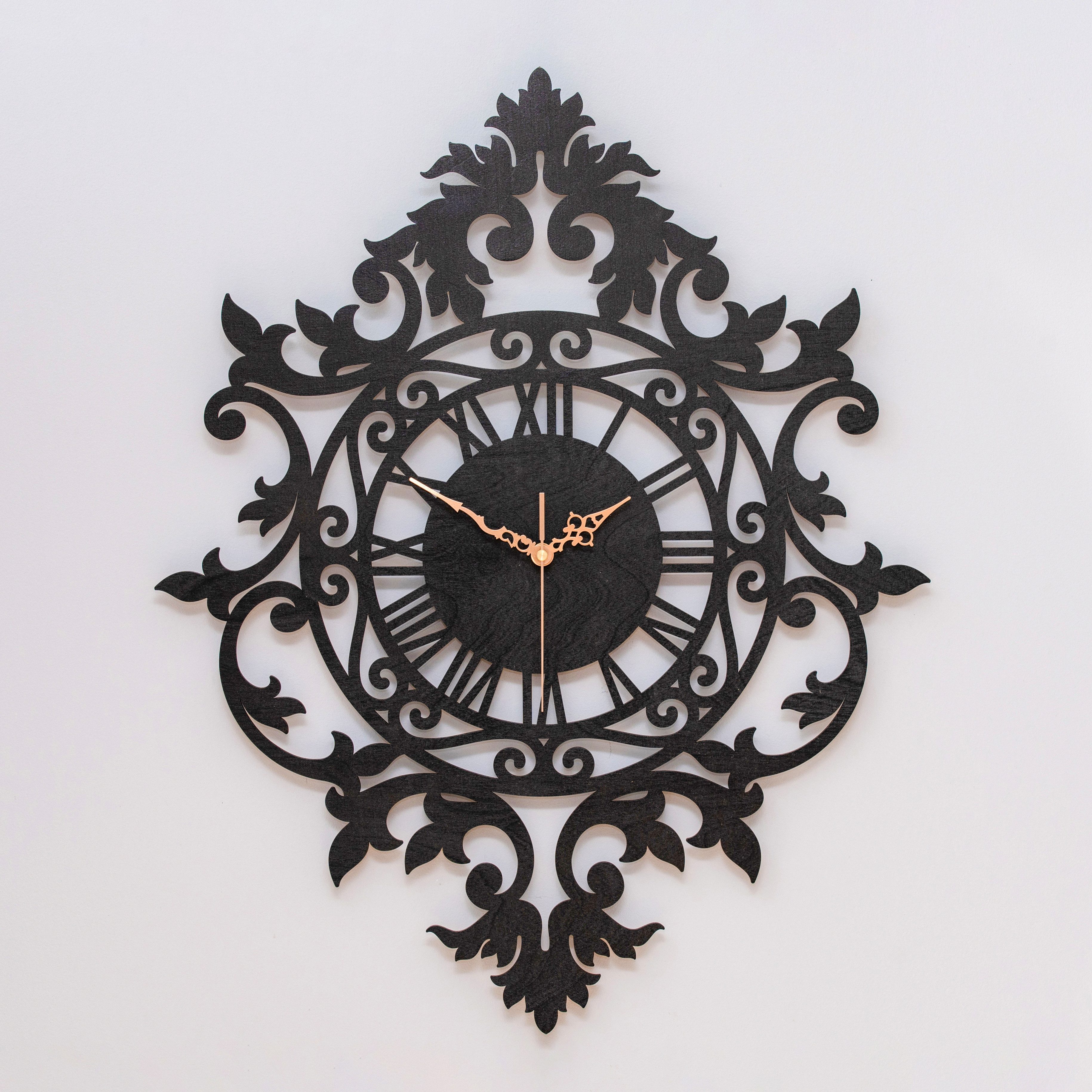 ORNAMENTI Wanduhr Grosse, vintage, retro, hingucker Wanduhr, weiss, schwarz günstig online kaufen