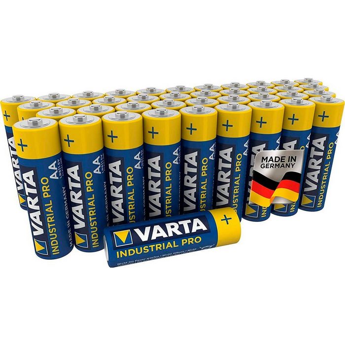 VARTA Varta Industrial Pro Batterie AA Mignon Alkaline LR6 40er Batterien Batterie (1 5 V 40 St)