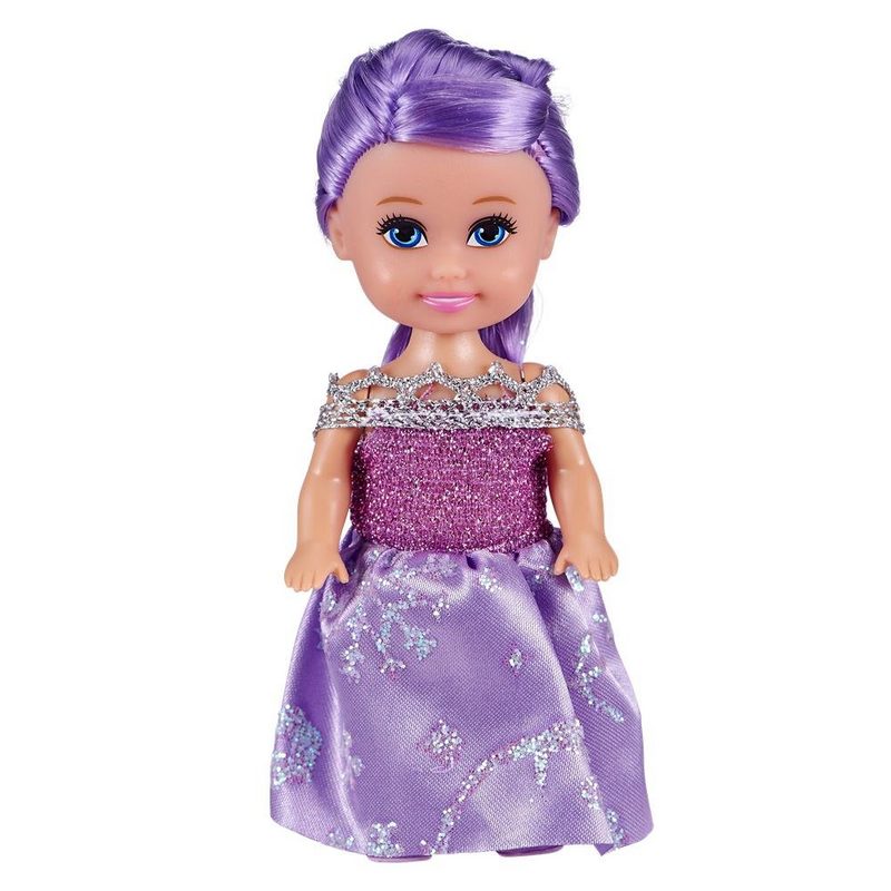 ZURU Anziehpuppe Sparkle Girlz Cupcake Winter, Mini Prinzessinnen-Puppe, Spielpuppe, mit Prinzessin-Outfit, Puppe, 1 Stück zufällig