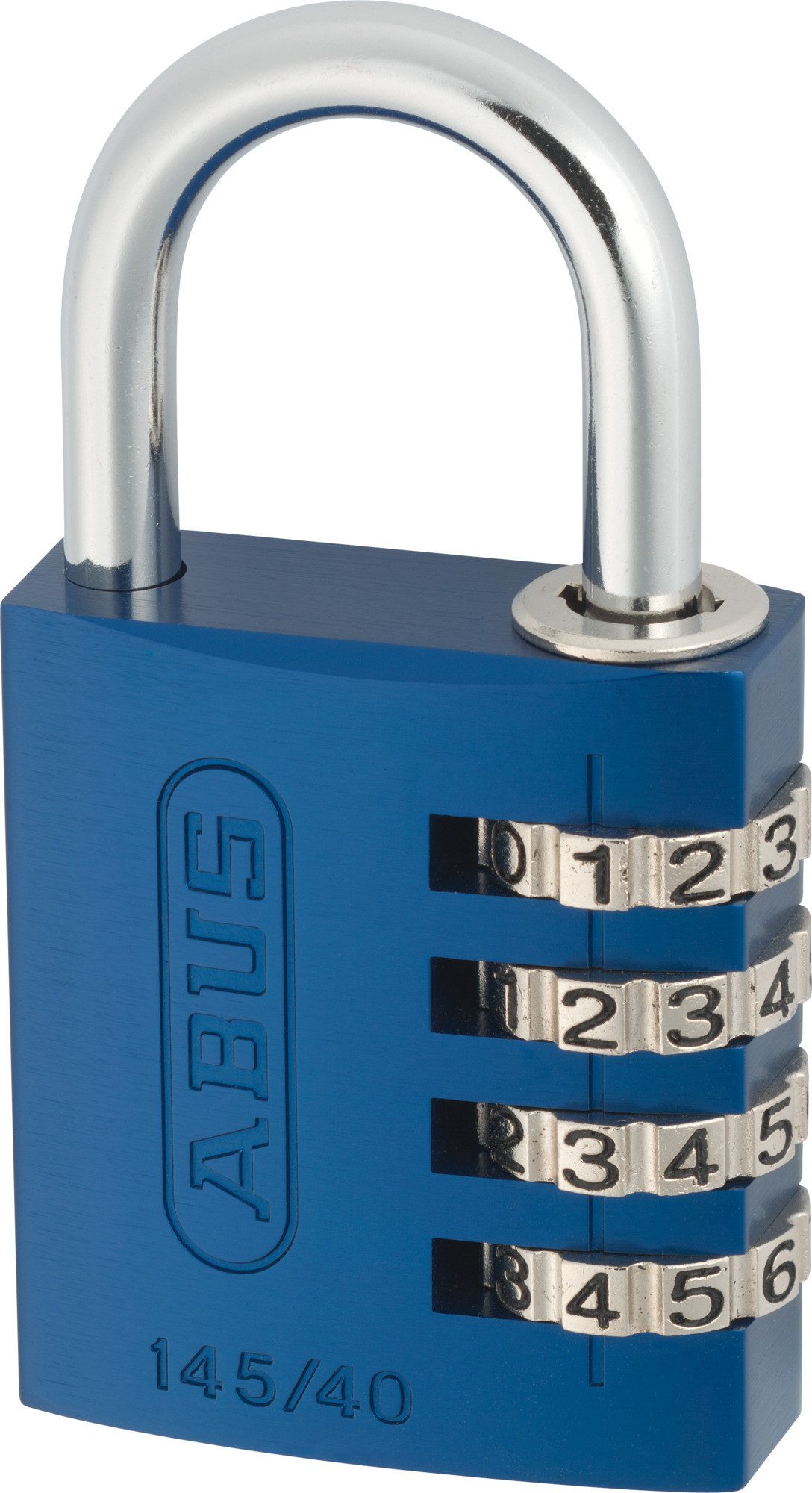 ABUS Vorhängeschloss Zahlenschloss 145/40 in blau, Sicherheitsklasse 4, Komfortable Bedienung ohne Schlüssel, geringes Gewicht – Bild 2 von 5