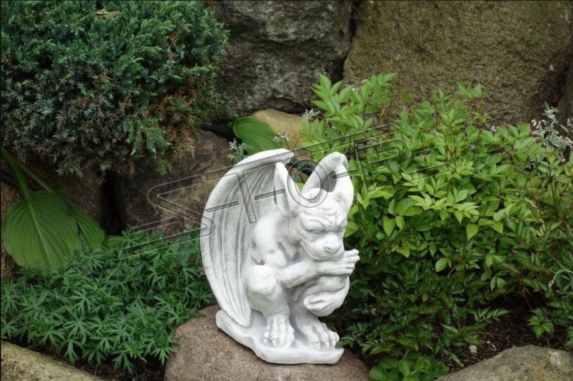 JVmoebel Skulptur Figur Statue Statuen Garten Drachen Skulptur Teufel Figuren