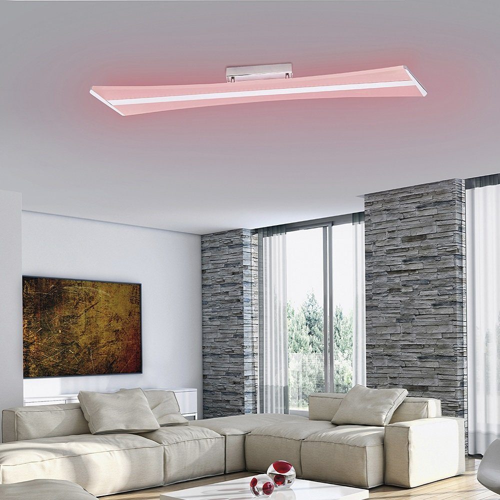 Paul Neuhaus Smarte LED-Leuchte LED Deckenlampe Smart Home Q - RILLER, Smart Home, RGB-Farbwechsel, Dimmfunktion, Memoryfunktion, mit Leuchtmittel, Zigbee, Alexa-tauglich, steuerbar über gängige APP´s, dimmbar