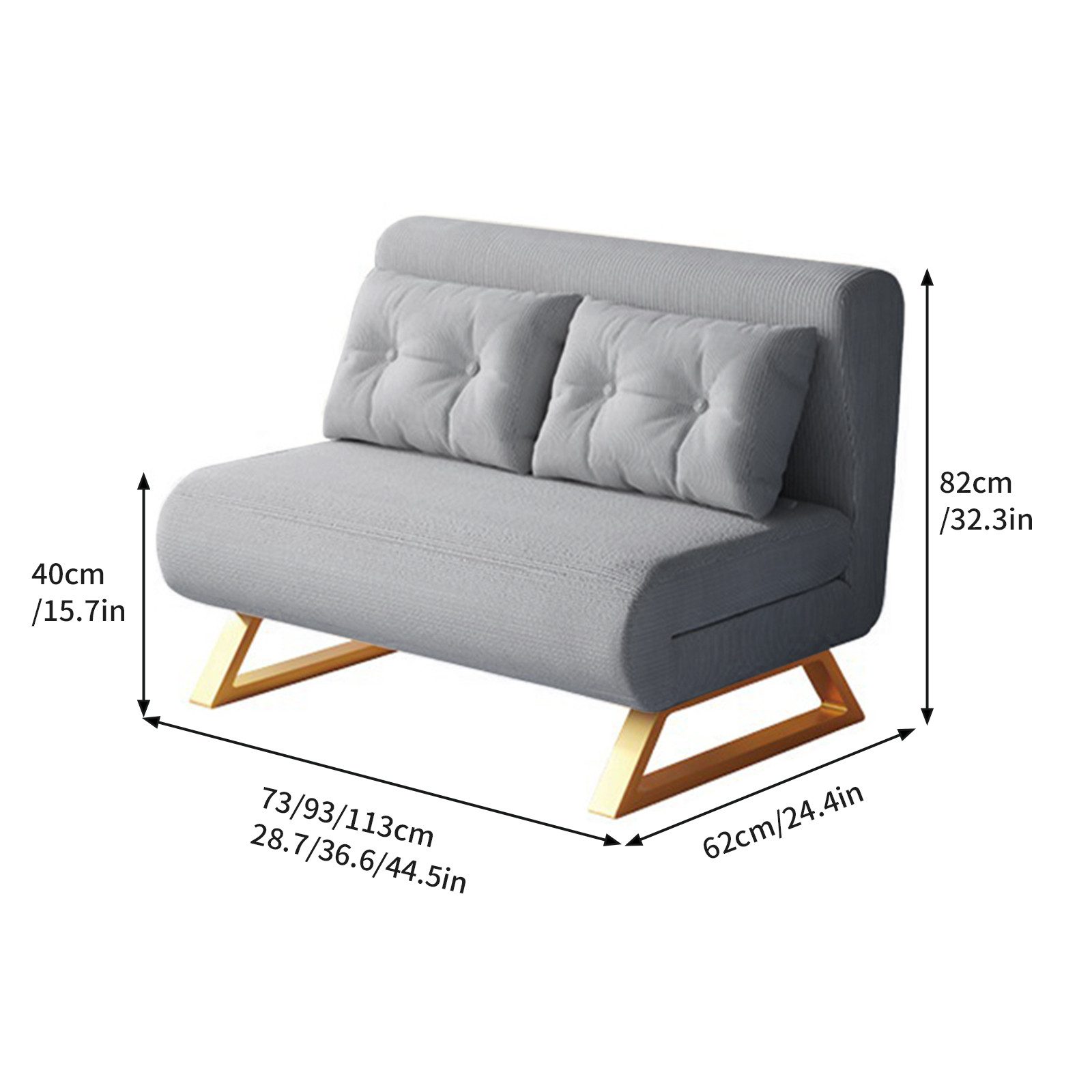 TWSOUL Schlafsofa Klappbares Gästeschlafsofa, Klappbares Schlafsofa, günstig online kaufen