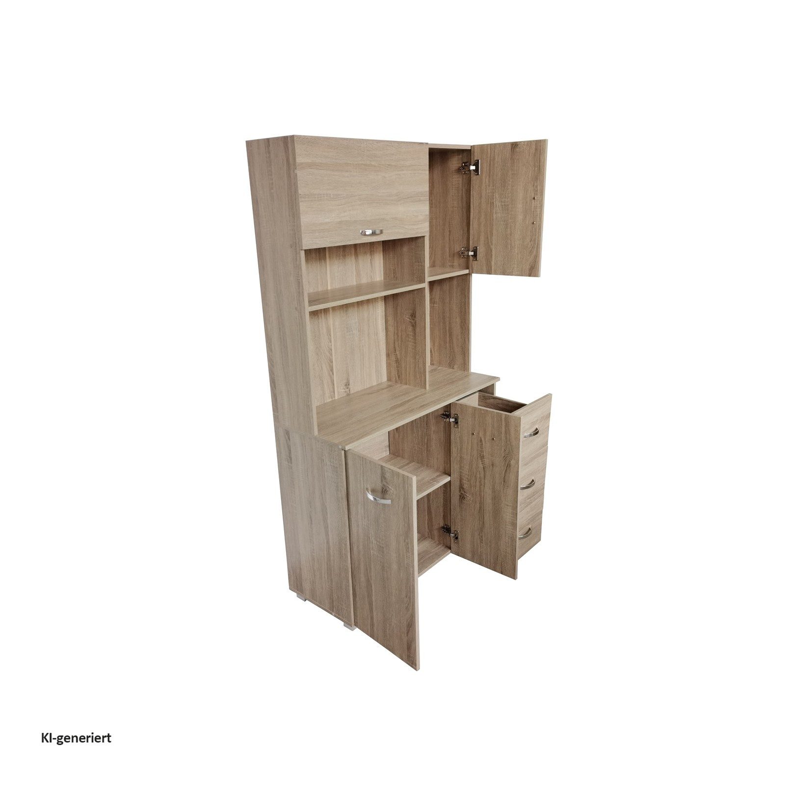 HTI-Line Hochschrank Küchenschrank Blanca (Stück, 1-St., 1x Schrank Blanca, ohne Dekoration) Küchenbuffet – Bild 3 von 4