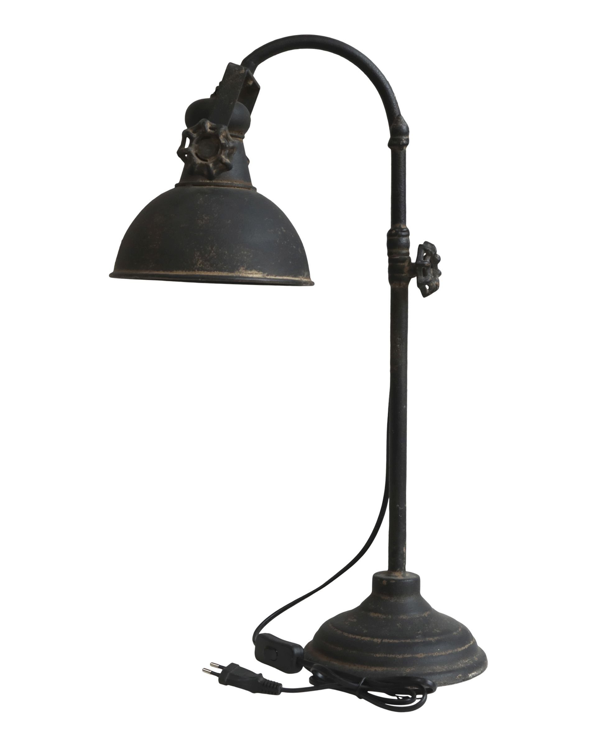 AnticLine Schreibtischlampe »Tischlampe Schreibtischlampe Lampe Eisen  Schwarz Factory Chic Antique 71316-24« online kaufen | OTTO