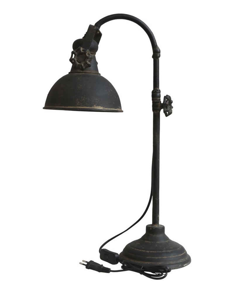 Chic Antique Schreibtischlampe Tischlampe Schreibtischlampe Lampe Eisen Schwarz Factory Chic Antique