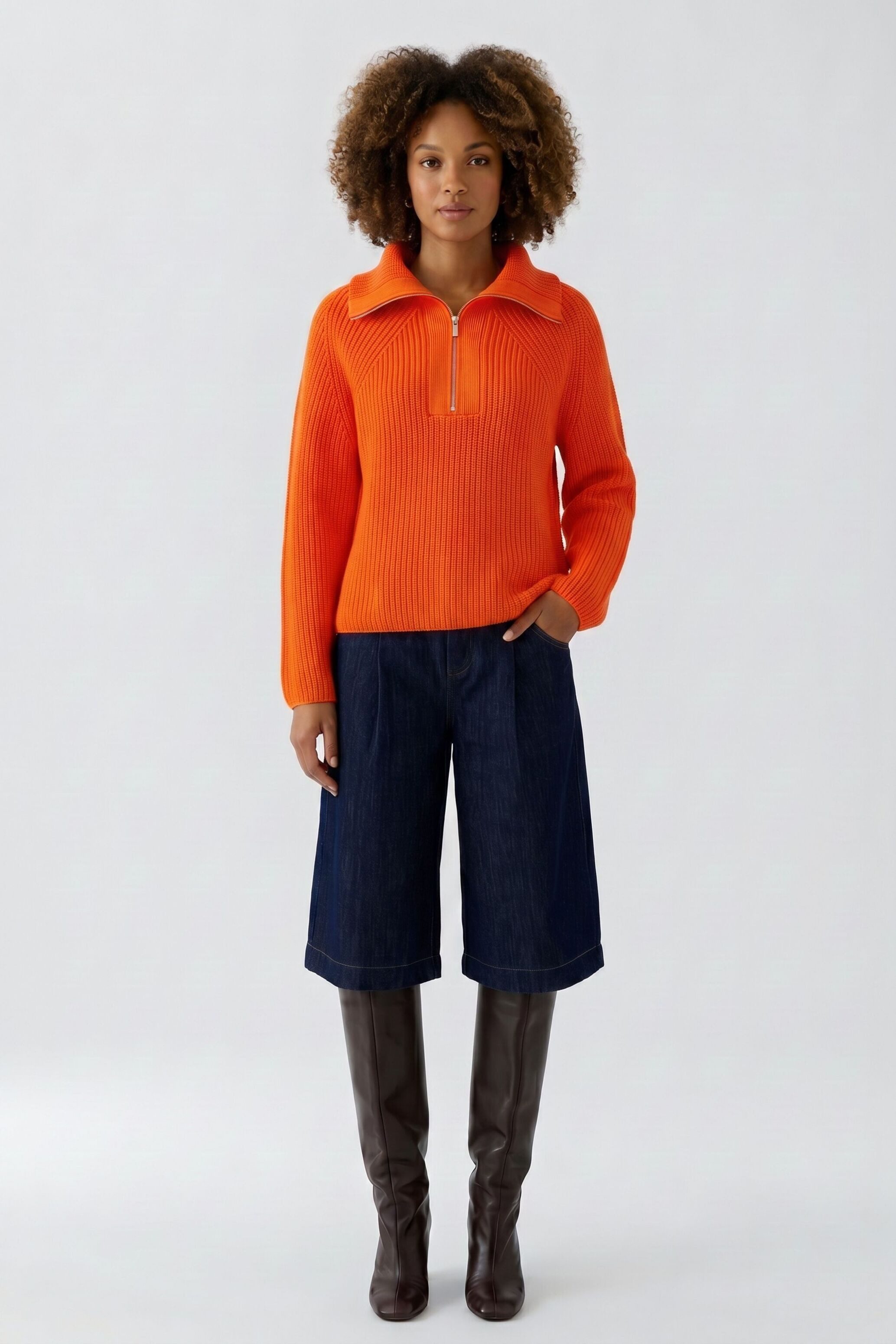 Oui Rollkragenpullover