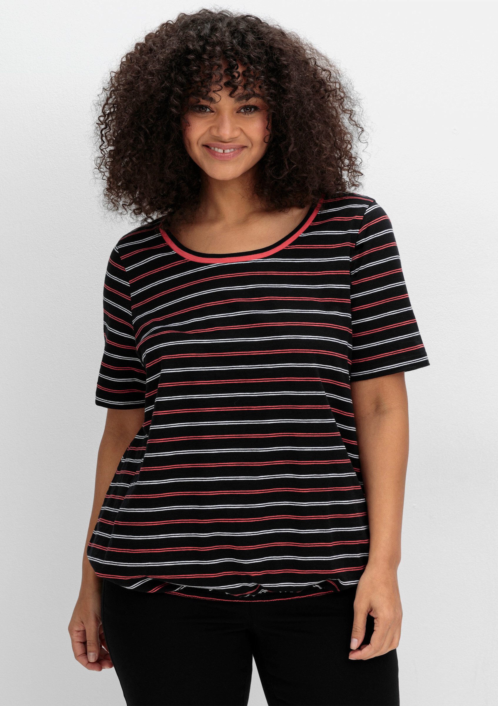 Sheego T-Shirt Rundhalsshirt günstig online kaufen