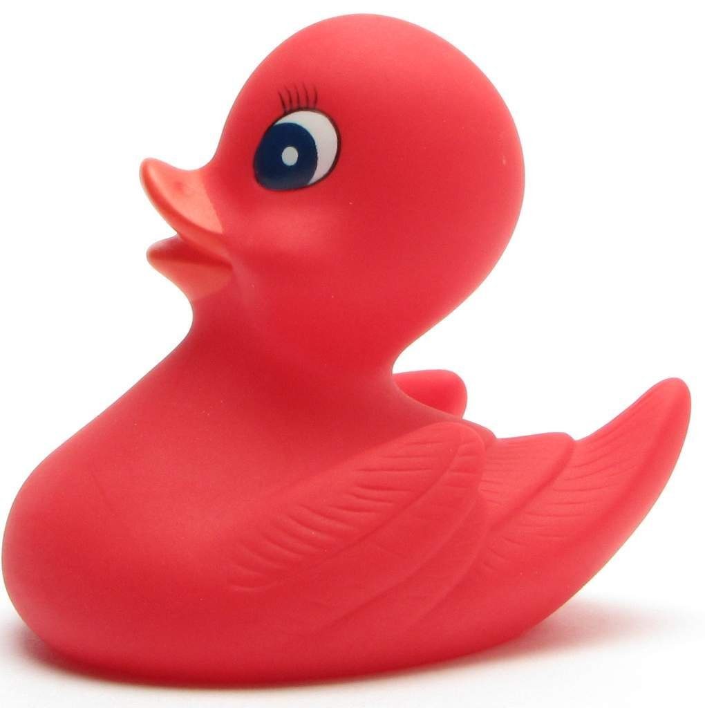 - rot- cm 10 Quietscheentchen Duckshop Badespielzeug Klara