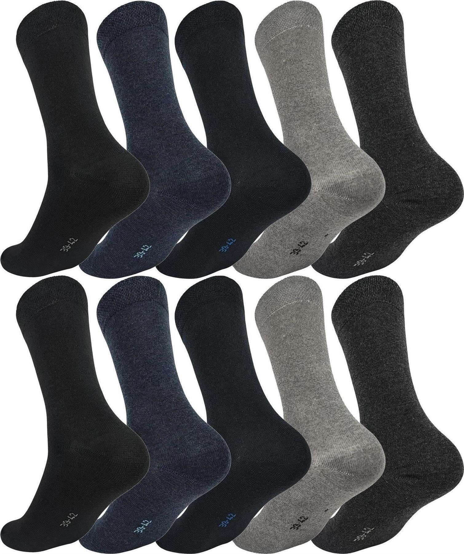 EloModa Basicsocken 10 Paar Herren Socken günstig online kaufen