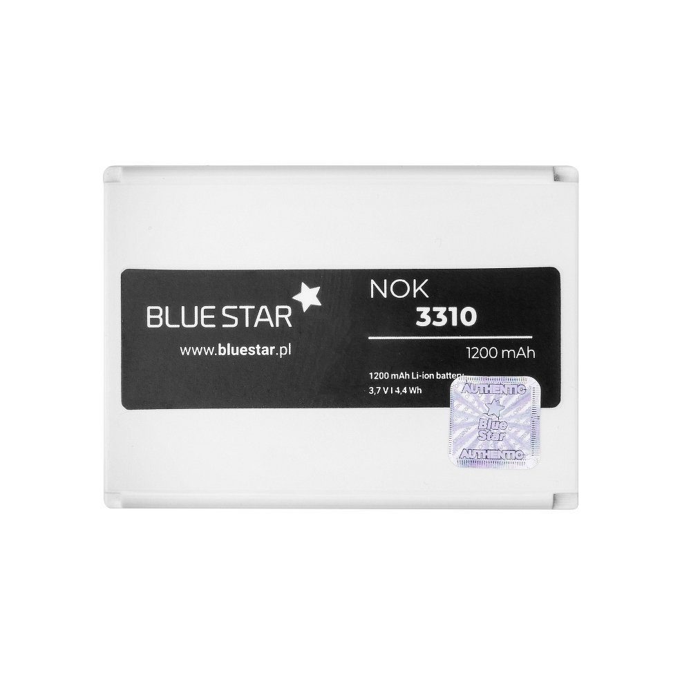 BlueStar Akku Ersatz kompatibel mit Nokia 5510 / 6650 / 6800 / 6810 1200 mAh Austausch Batterie Accu Nokia BLC-2 Smartphone-Akku