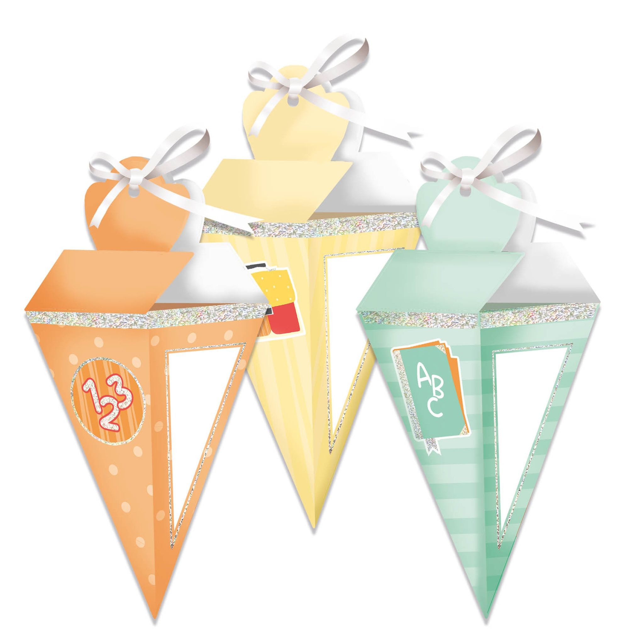 Roth Terminkalender Roth 6 Geschenktüten, Glittereffekt