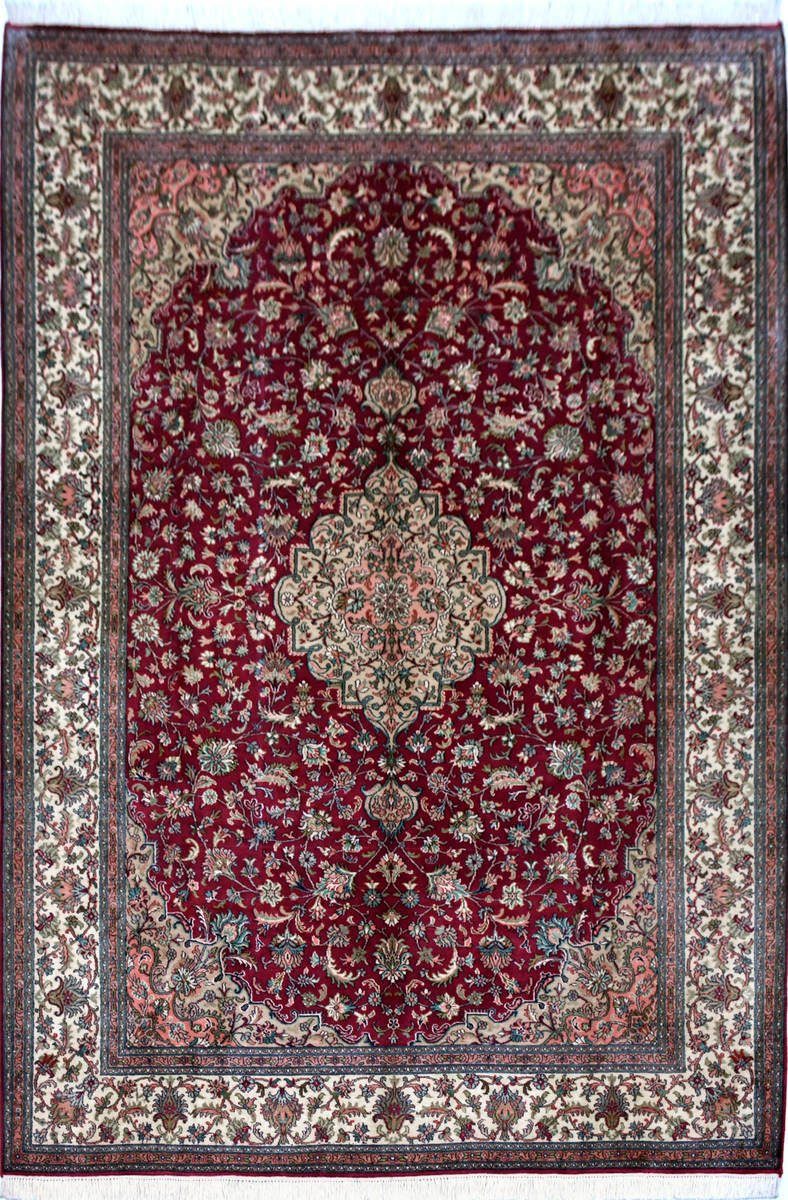 Seidenteppich KASHAN 999x8 von KAYOOM - Einzelstück