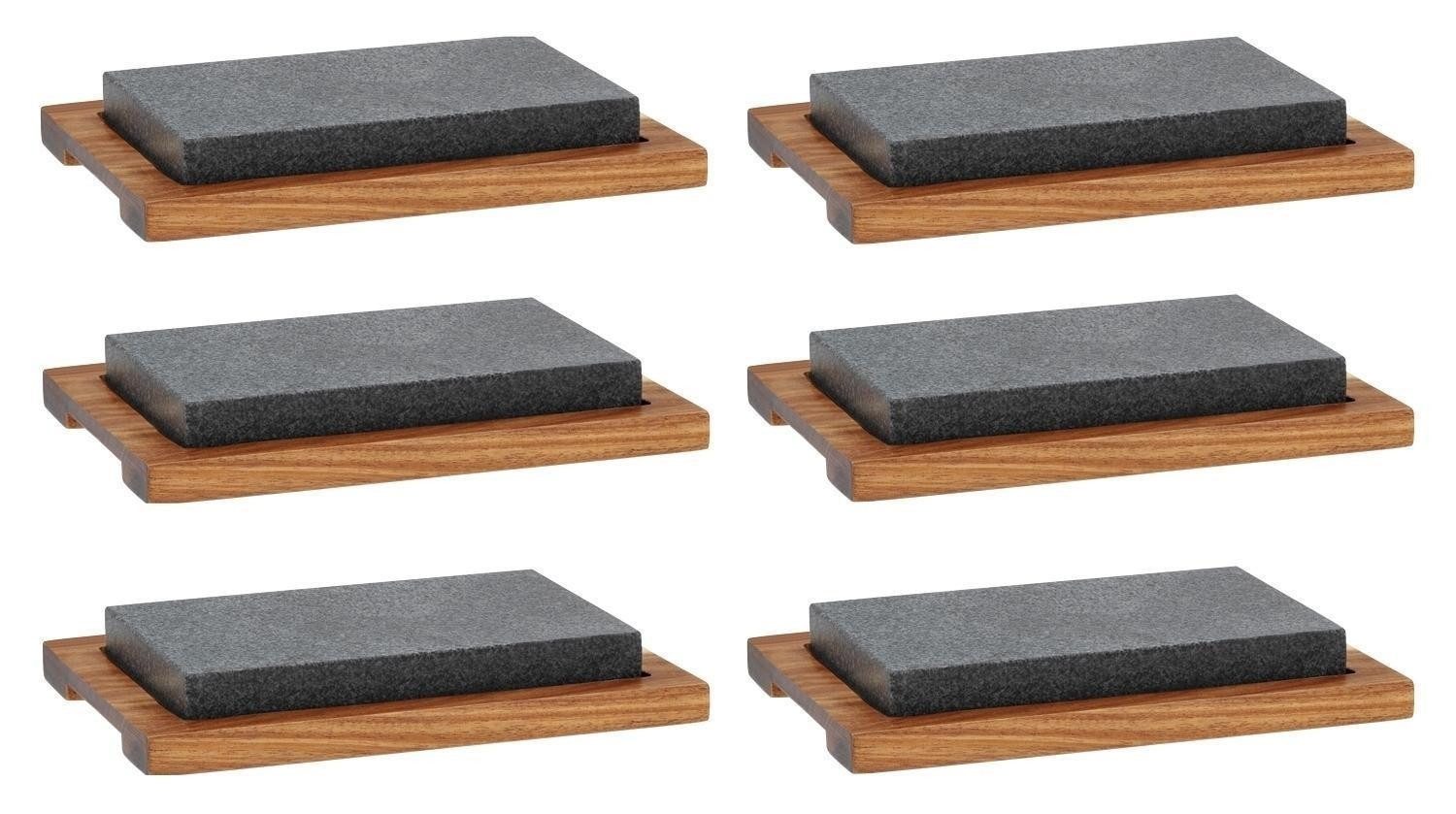 kela Tischgrill Heißer Stein-Set COUNTRY, 12-teilig, 16 x 24 cm