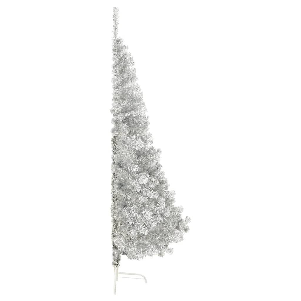 240 mit Weihnachtsbaum furnicato Ständer cm Silber Künstlicher PET