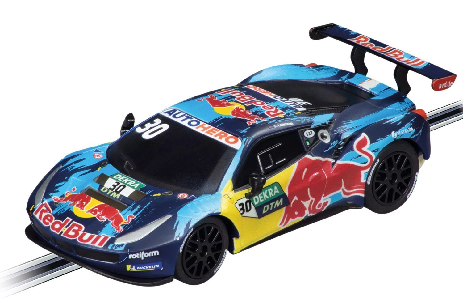Carrera® Rennbahn-Auto Carrera 20064197 - GO!!! Ferrari 488 GT3 "Red Bull AF Corse, No.30"