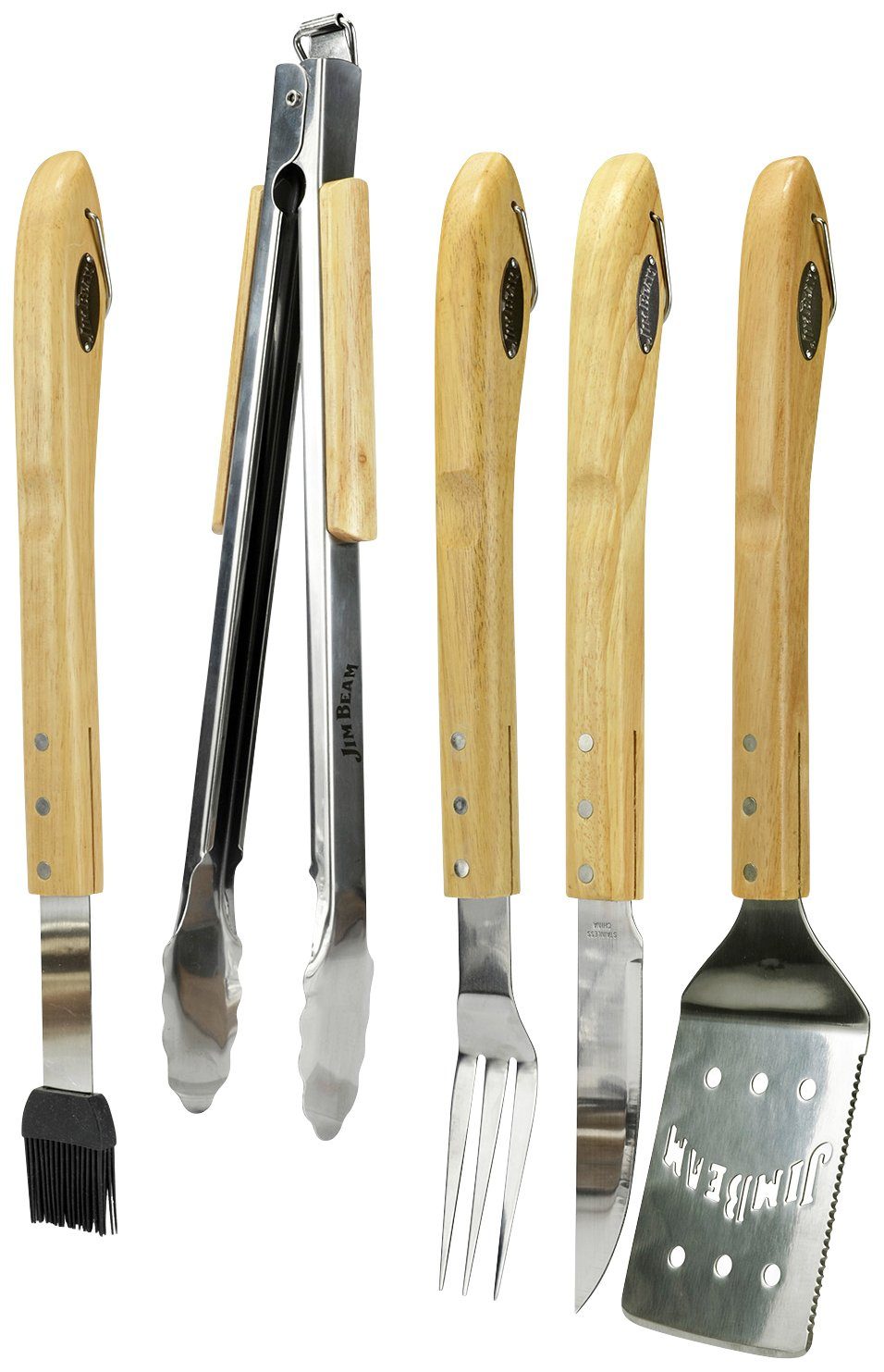 (5 Jim BBQ Geschenkset tlg), Beam Grillbesteck-Set,