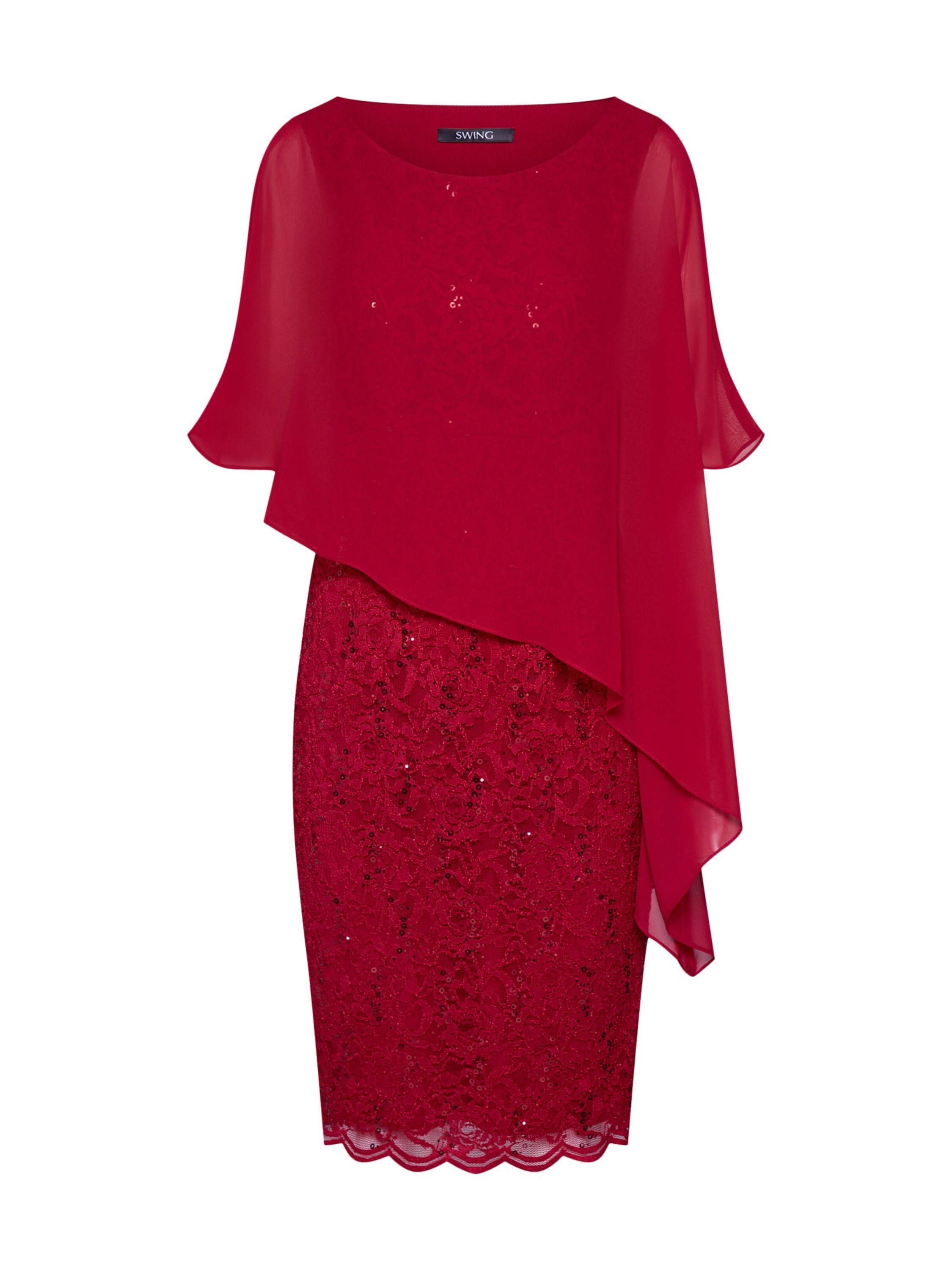 SWING Spitzenkleid (1-tlg) Spitze