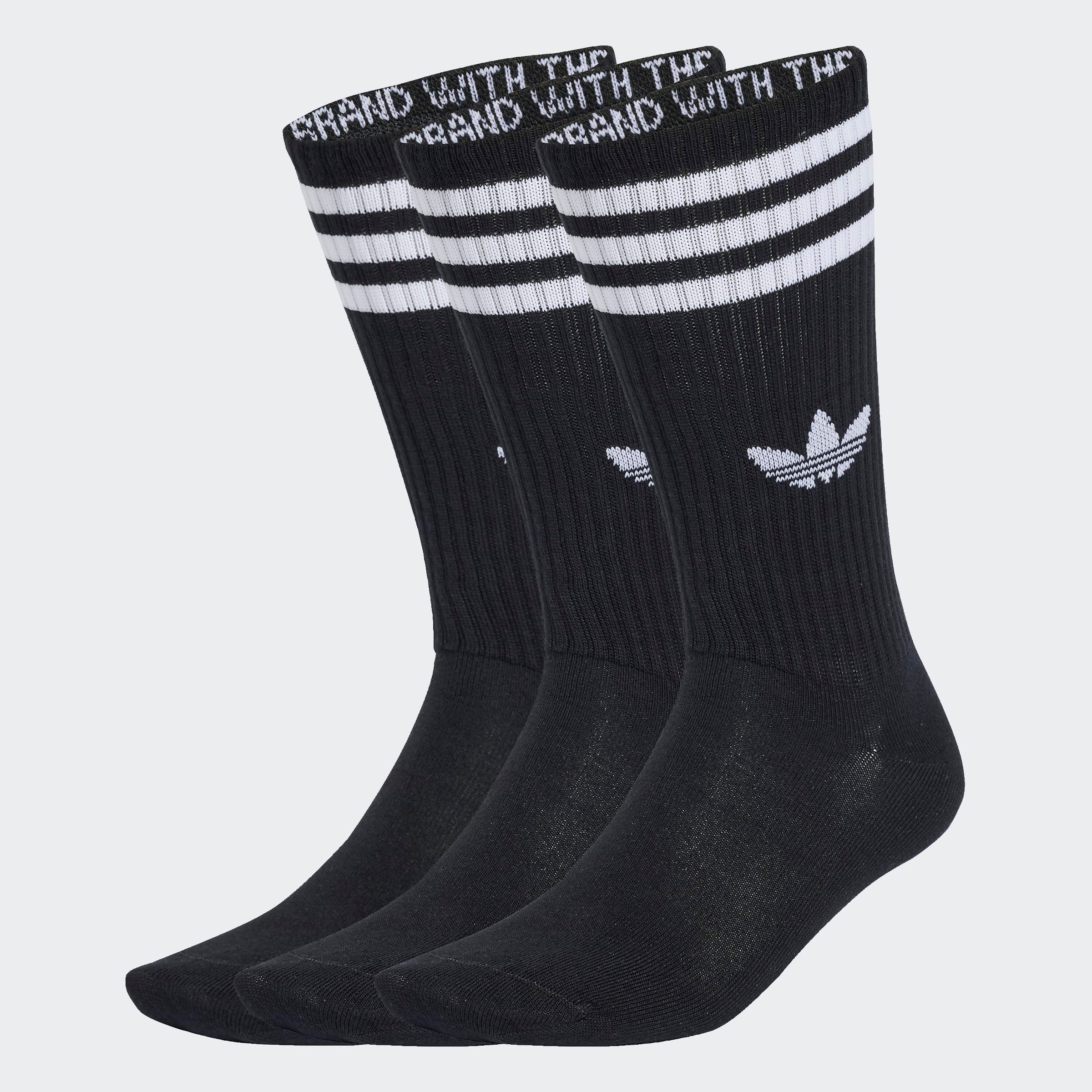 adidas Originals Sportsocken 3S HIGH CR S 3P (3-Paar) für verschiedene Aktivitäten, wadenlange Passform