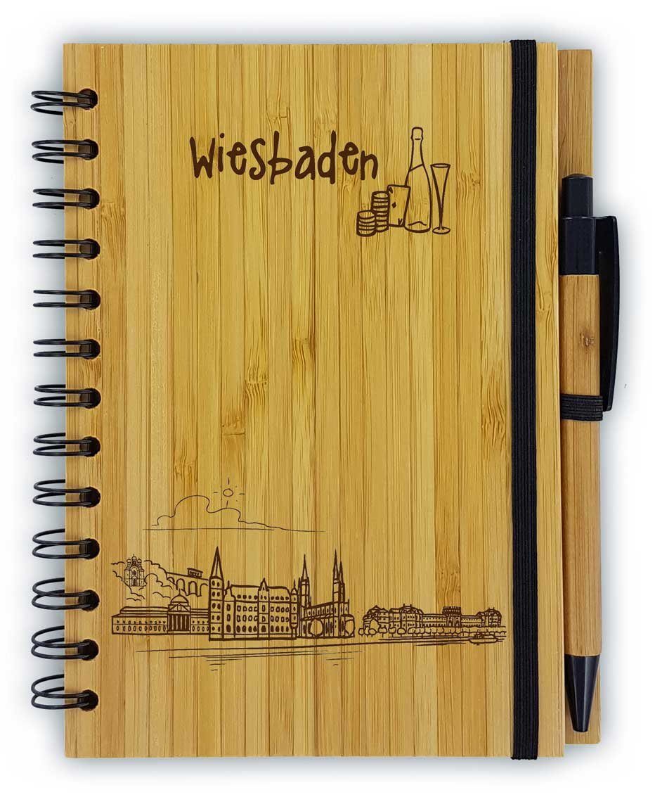 die Stadtmeister Notizbuch Skyline Wiesbaden