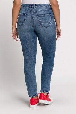 Ulla Popken Regular-fit-Jeans Jeans Sarah Ziersteine schmales Bein High Waist