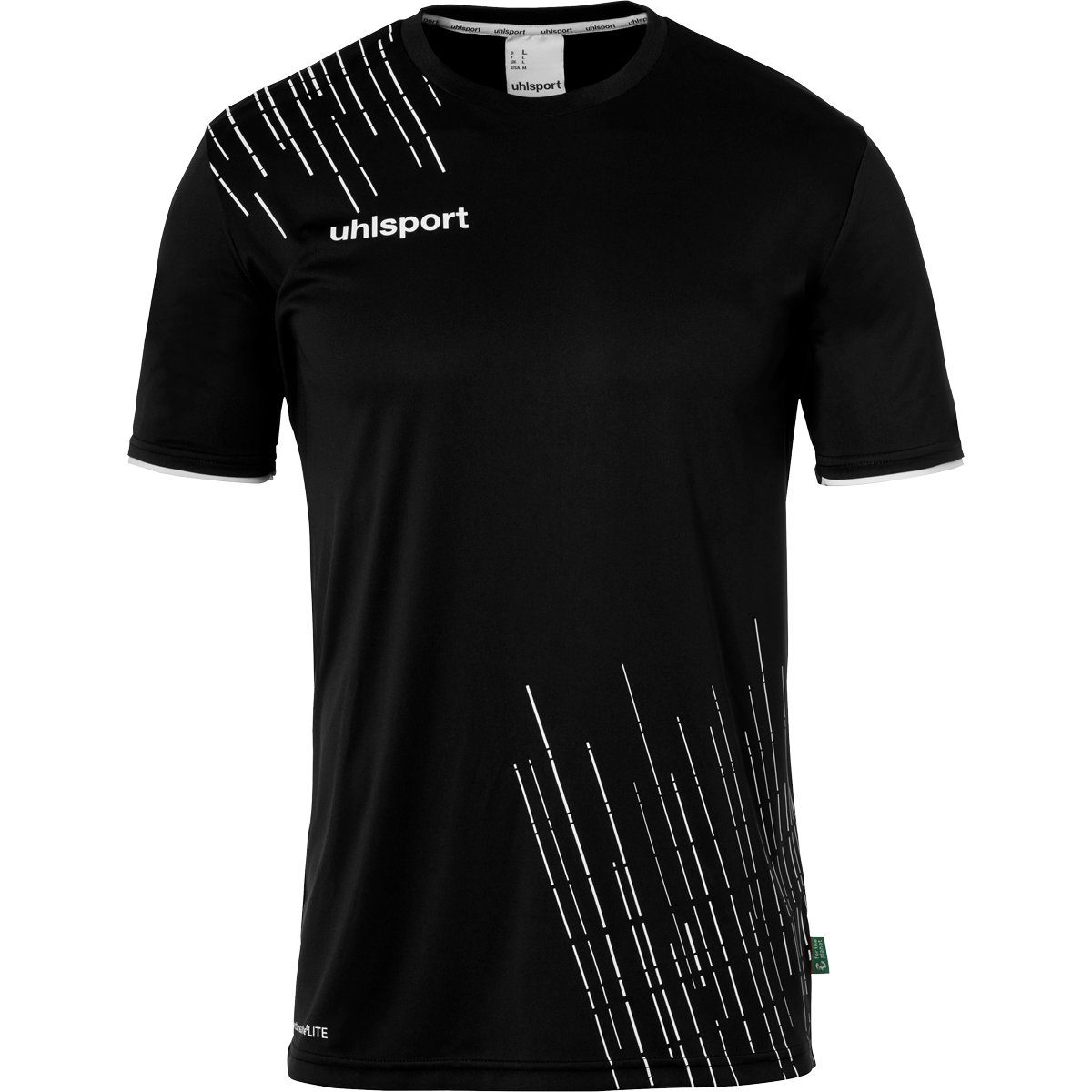 (2-tlg) atmungsaktiv uhlsport Trainingsshirt Trikot-Set uhlsport schwarz/weiß SCORE 26