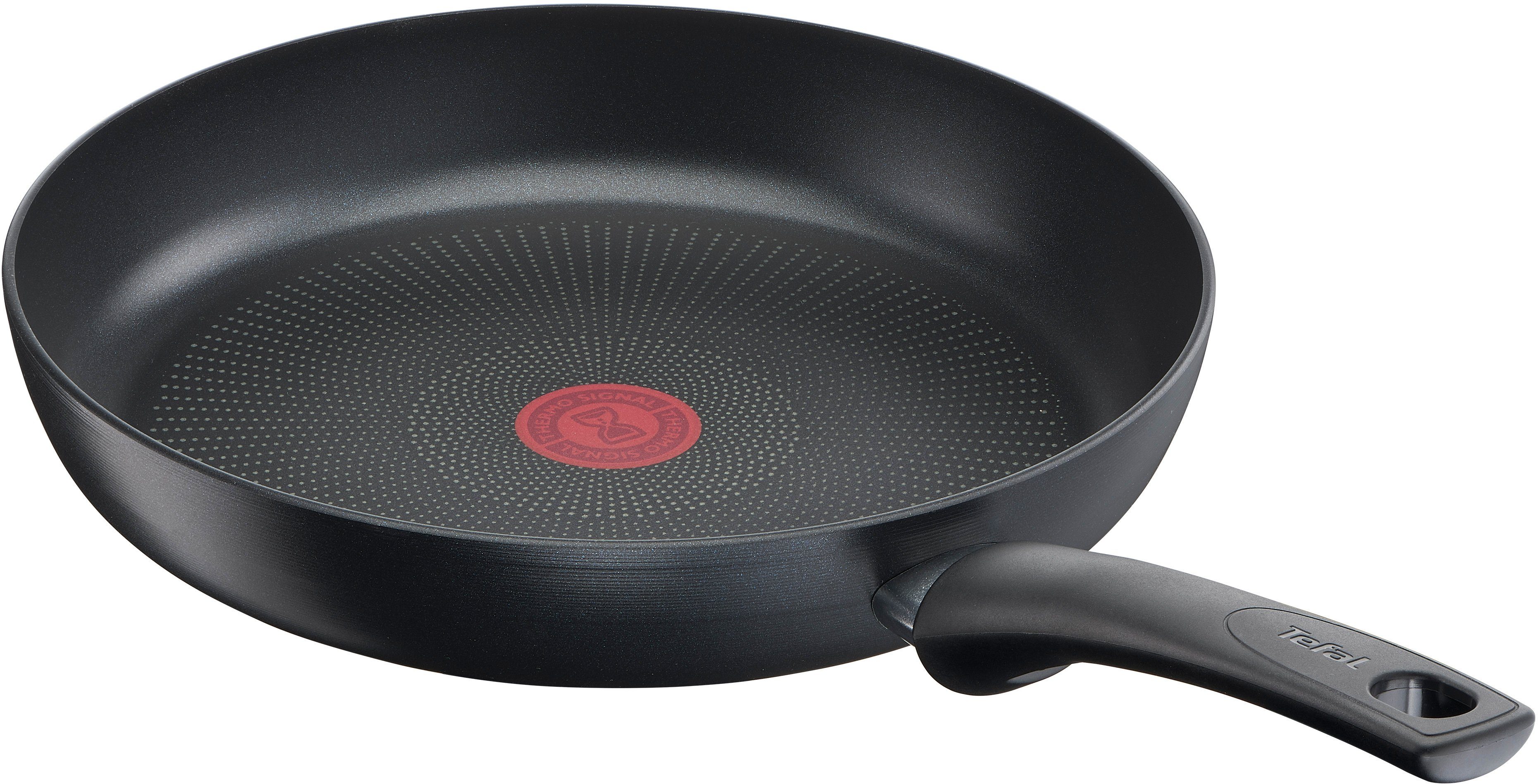 Tefal Bratpfanne Ultimate On Induktion, Thermo-Signal bei idealer Brattemperatur, Aluminium (1-tlg), Titanium Antihaftbeschichtung, für alle Herdarten geeignet
