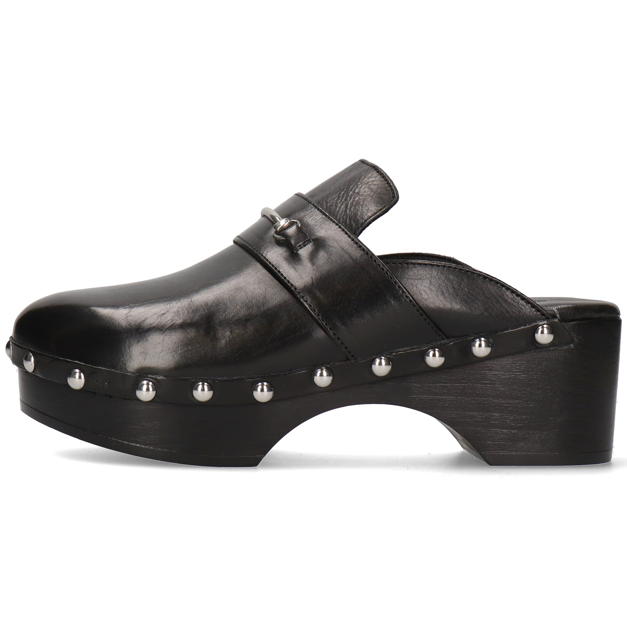 Melvin & Hamilton Flora 2 Leder-Clogs für Damen Clog Block-Absatz, Echtes Leder