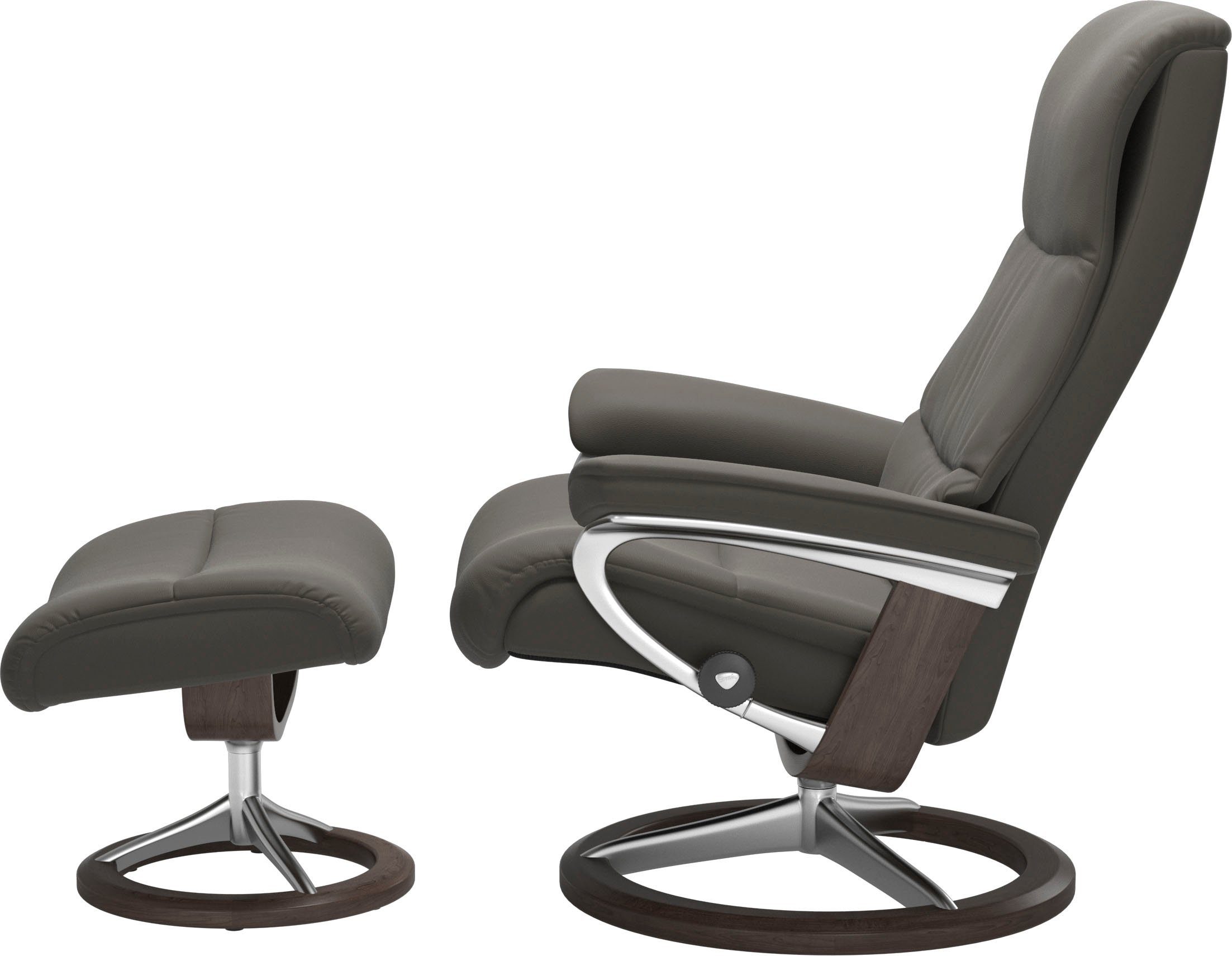 Relaxsessel Wenge mit Signature View, Base, Stressless® L,Gestell Größe