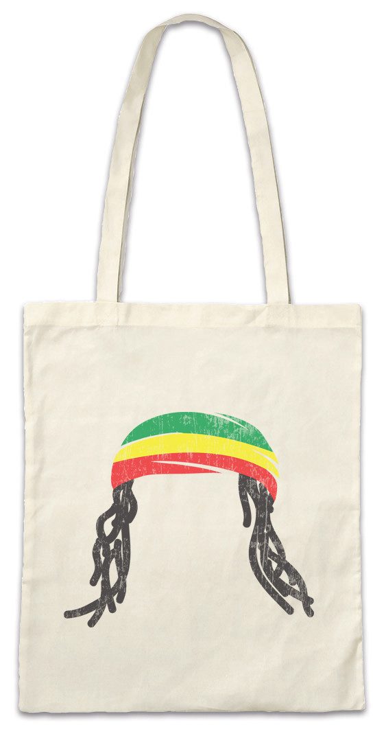 Beuteltasche Reggae Dreadlocks Stofftasche Reggae Reggaefari Babylon Irie
