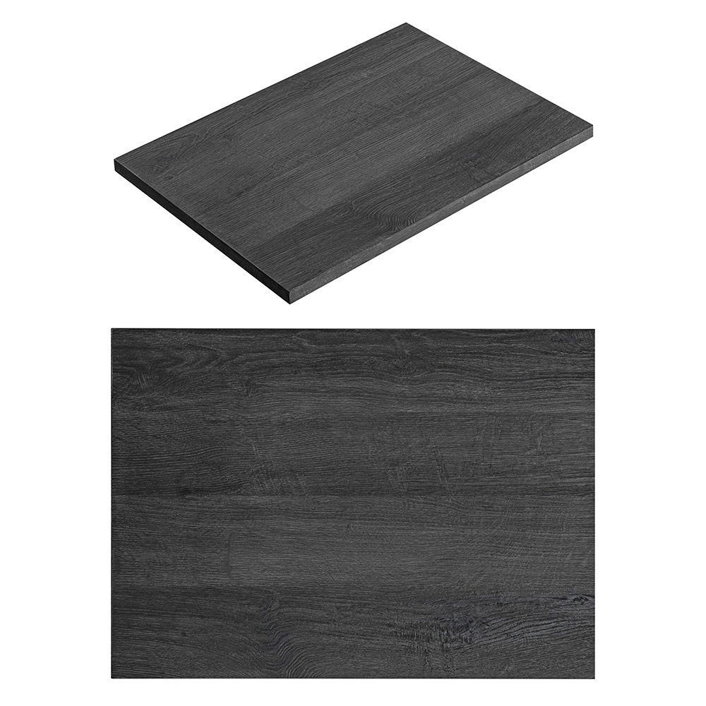 Lomadox Waschtischplatte LARCIANO-56, 60 cm in Sherman Oak Nb., B/H/T: ca. 60,2/2,5/46 cm