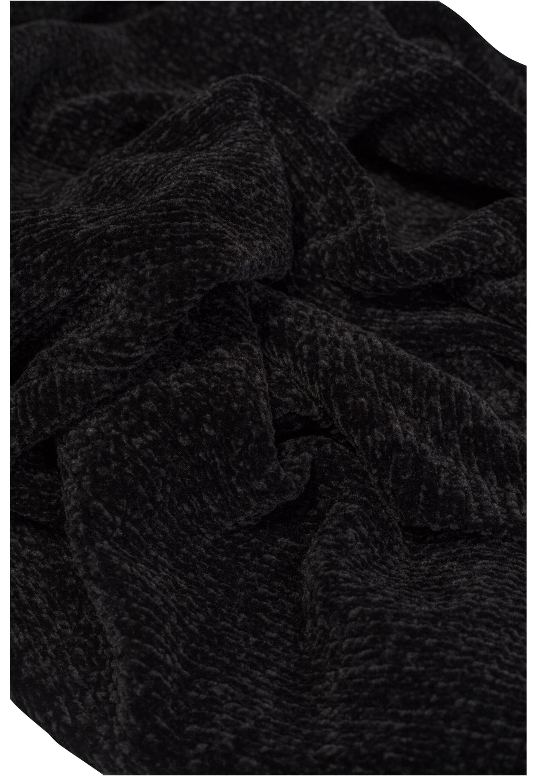 URBAN CLASSICS Kapuzenpullover Damen Ladies TB2354 Chenille (1-tlg) Sweater black Chenille Oversize Oversize