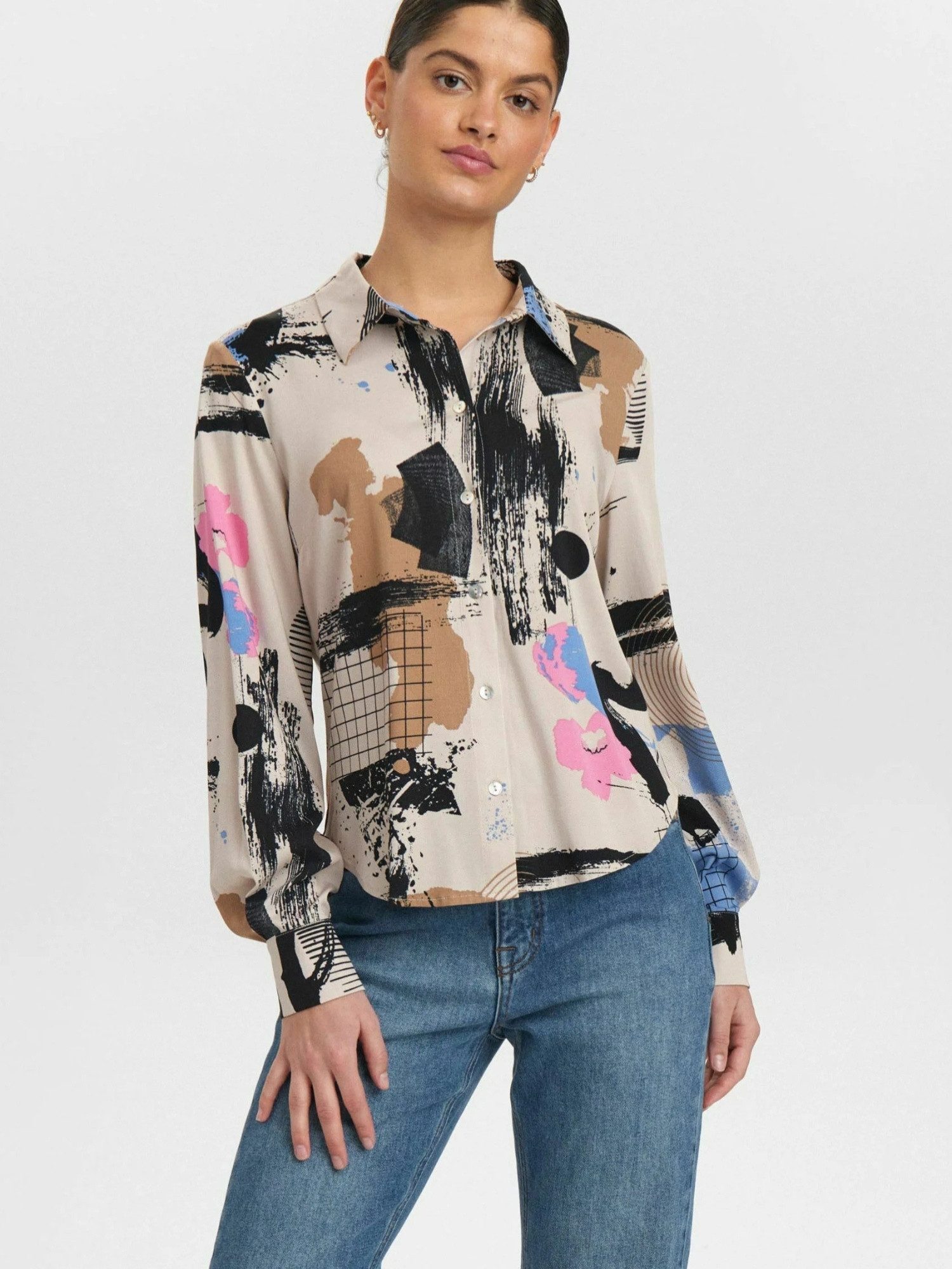 nümph Langarmhemd Nümph Shirt NUMOKKA günstig online kaufen